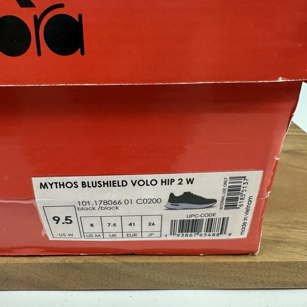 New Womens Diadora Mythos Blushield Volo Black Athletic Shoes Sneakers Size 9.5M - Picture 8 of 8